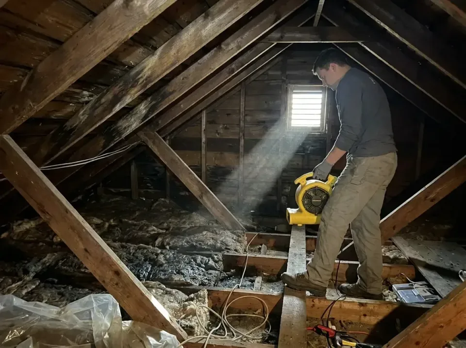 attic-water-damage-drying-proc-007 — frequently asked questions, Emergency Water Extraction & 24/7 Flood Response in Glenvar…